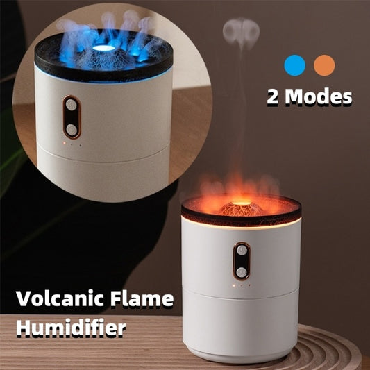 Flame Aroma Diffuser & Humidifier | USB Portable Night Light