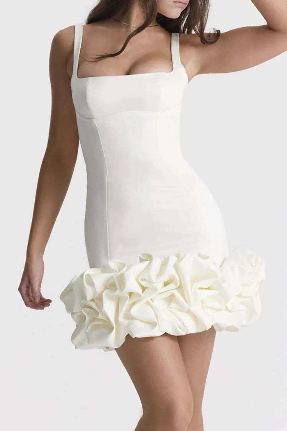 Unleash Your Confidence with the GlamCurve Ruched Mini Dress
