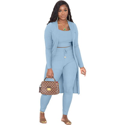 "Elegant Inverness Suspender Vest Suit – Chic & Sophisticated Workwear"