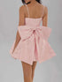 Glam Satin Cami Dress – Elevate Your Elegance with a Chic Bow