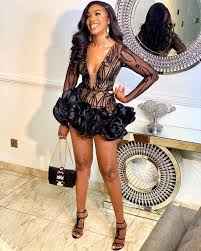 Elegant Sheer Panel Midi Dress – Own the Night with Grace and Style