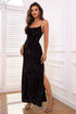 Midnight Glimmer Dress: Dazzling Backless Gown for Unforgettable Nights
