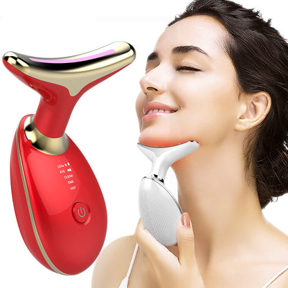 "EMS Thermal Neck Lifting & Tightening Massager – Electric Microcurrent Wrinkle Remover for Smooth Skin"