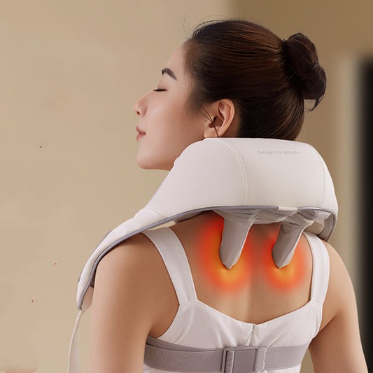 "TheraClip™ Rechargeable Neck & Shoulder Massager – Deep Kneading & Heat Therapy"