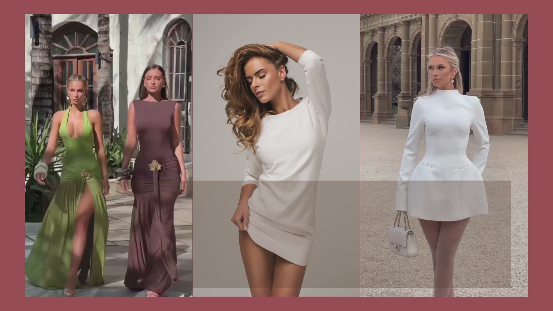 Promotional video showcasing women wearing elegant and trendy outfits from ODI-ONE FASHION online store, featuring the latest women's fashion collections."

