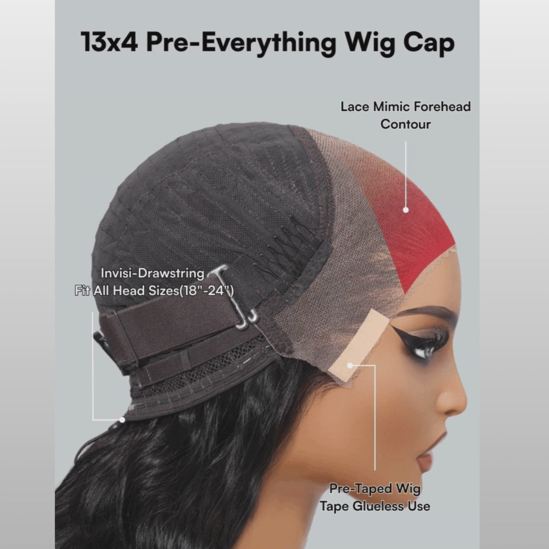 Invisi Drawstring 360 Lace Wig Cap – Glueless Breathable Fit
