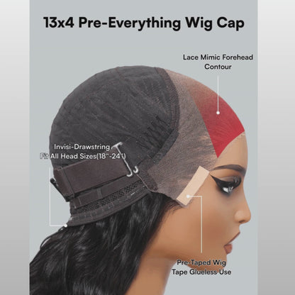 Invisi Drawstring 360 Lace Wig Cap – Glueless Breathable Fit
