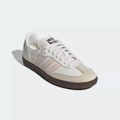 Adidas Samba OG Cloud White Wonder Quartz Women’s Sneakers – Classic Leather Retro Style

