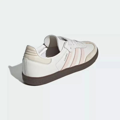 Adidas Samba OG Cloud White Wonder Quartz Women’s Sneakers – Classic Leather Retro Style
