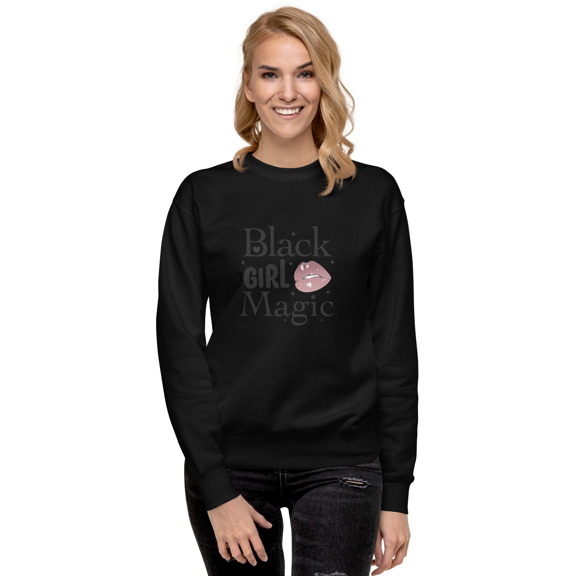 alt="Women's Premium Sweatshirt with classic crew neck and ribbed cuffs"
alt="Soft fleece interior premium sweatshirt for women"
alt="Stylish cotton blend women’s pullover for everyday wear"
alt="Comfortable women’s crew neck sweatshirt streetwear style"
