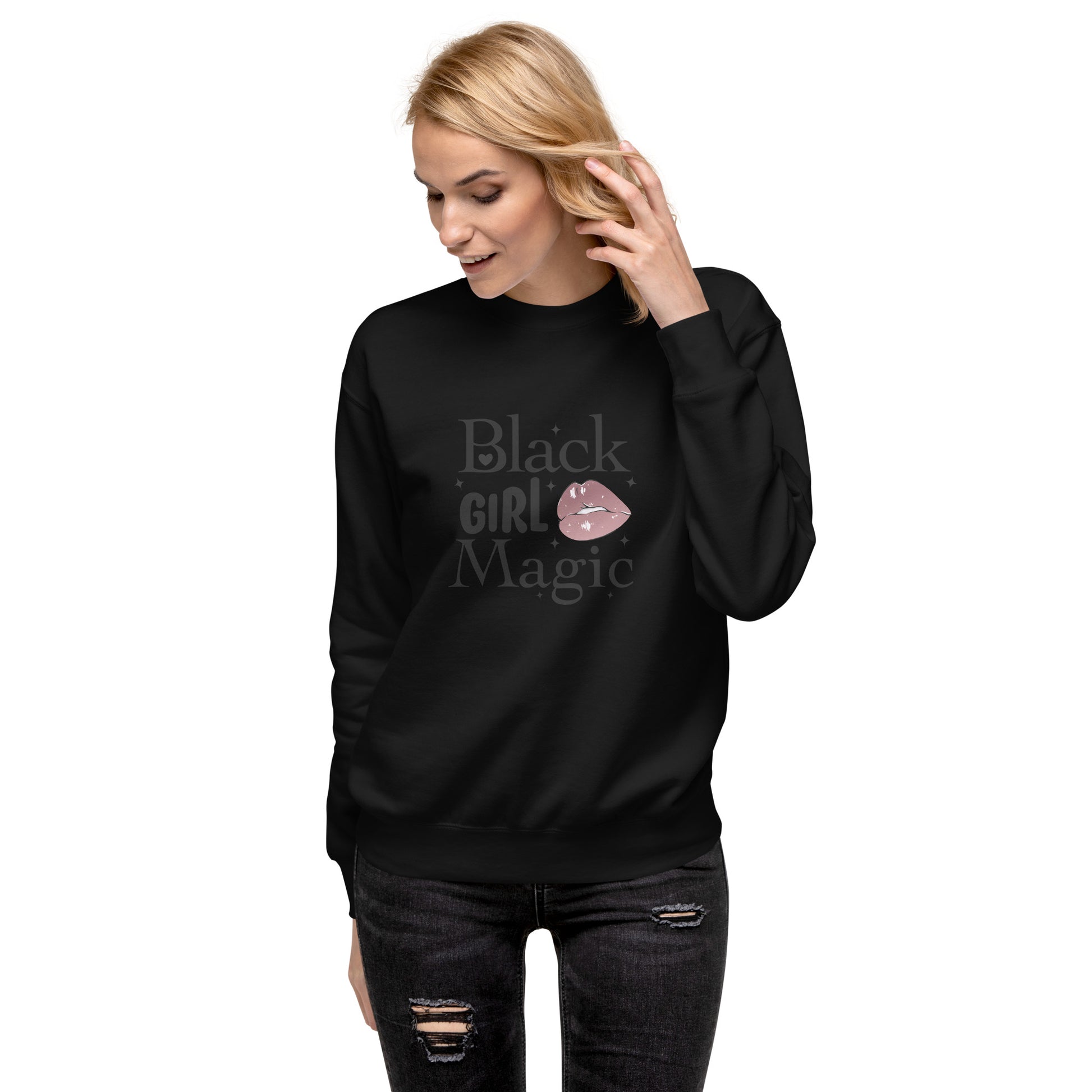 alt="Women's Premium Sweatshirt with classic crew neck and ribbed cuffs"
alt="Soft fleece interior premium sweatshirt for women"
alt="Stylish cotton blend women’s pullover for everyday wear"
alt="Comfortable women’s crew neck sweatshirt streetwear style"
