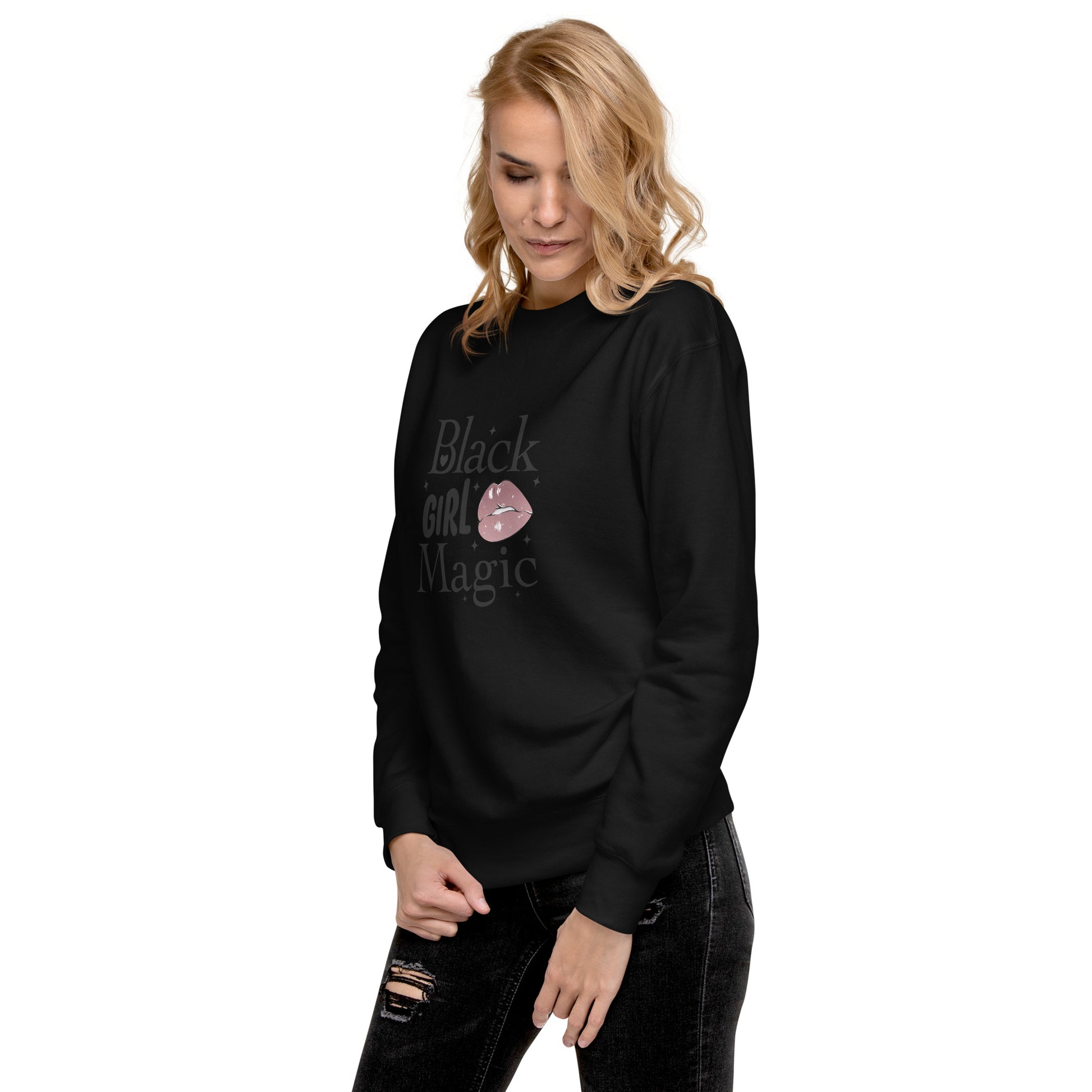 alt="Women's Premium Sweatshirt with classic crew neck and ribbed cuffs"
alt="Soft fleece interior premium sweatshirt for women"
alt="Stylish cotton blend women’s pullover for everyday wear"
alt="Comfortable women’s crew neck sweatshirt streetwear style"
