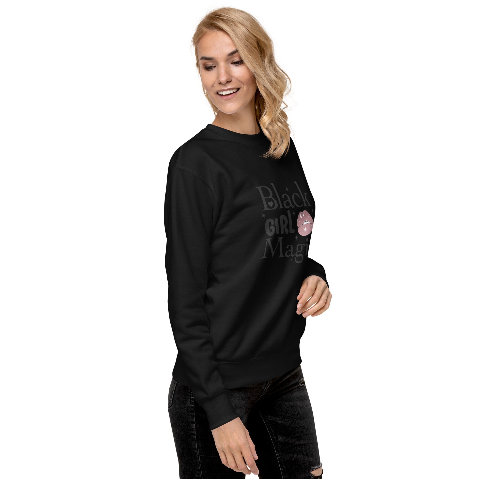 alt="Women's Premium Sweatshirt with classic crew neck and ribbed cuffs"
alt="Soft fleece interior premium sweatshirt for women"
alt="Stylish cotton blend women’s pullover for everyday wear"
alt="Comfortable women’s crew neck sweatshirt streetwear style"
