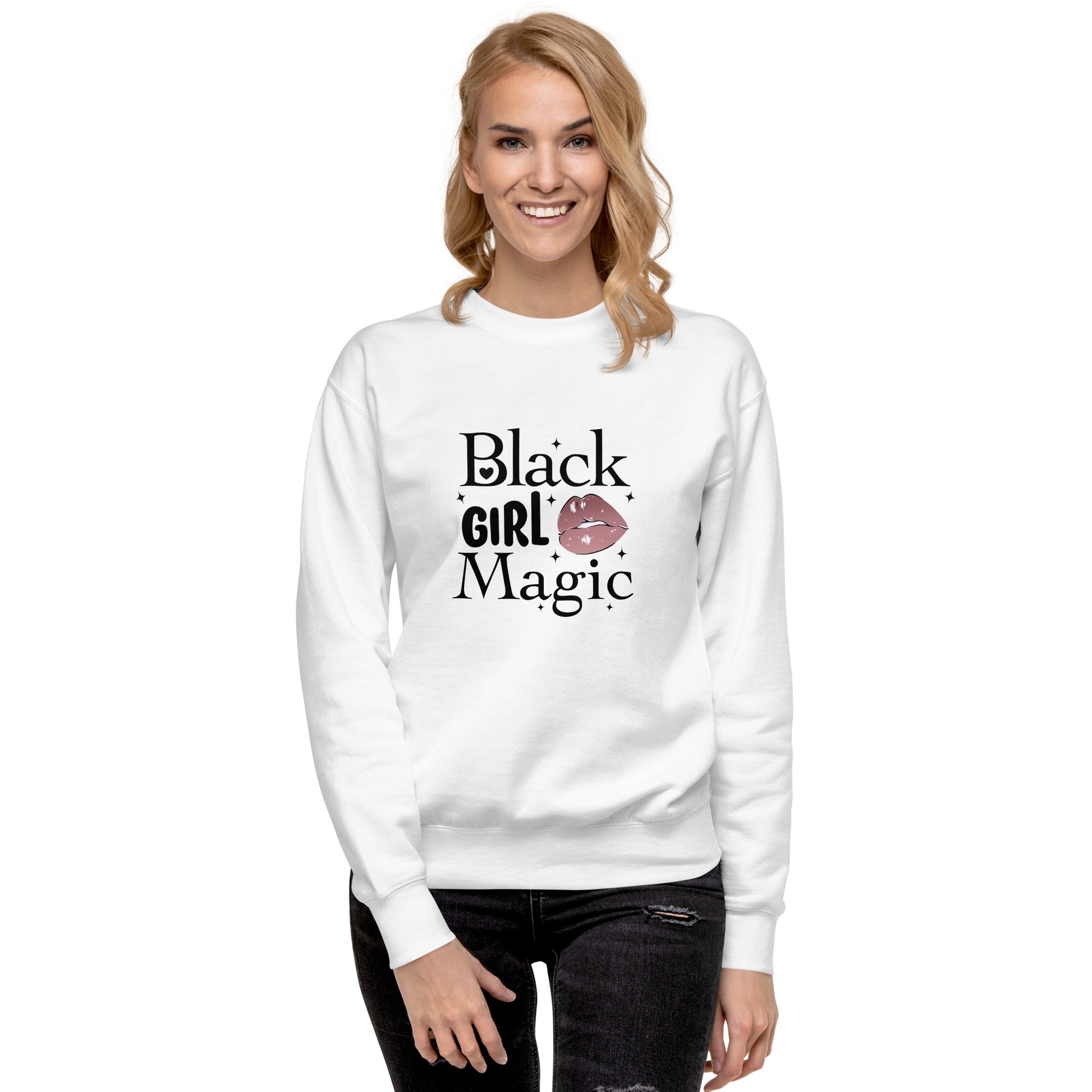 alt="Women's Premium Sweatshirt with classic crew neck and ribbed cuffs"
alt="Soft fleece interior premium sweatshirt for women"
alt="Stylish cotton blend women’s pullover for everyday wear"
alt="Comfortable women’s crew neck sweatshirt streetwear style"
