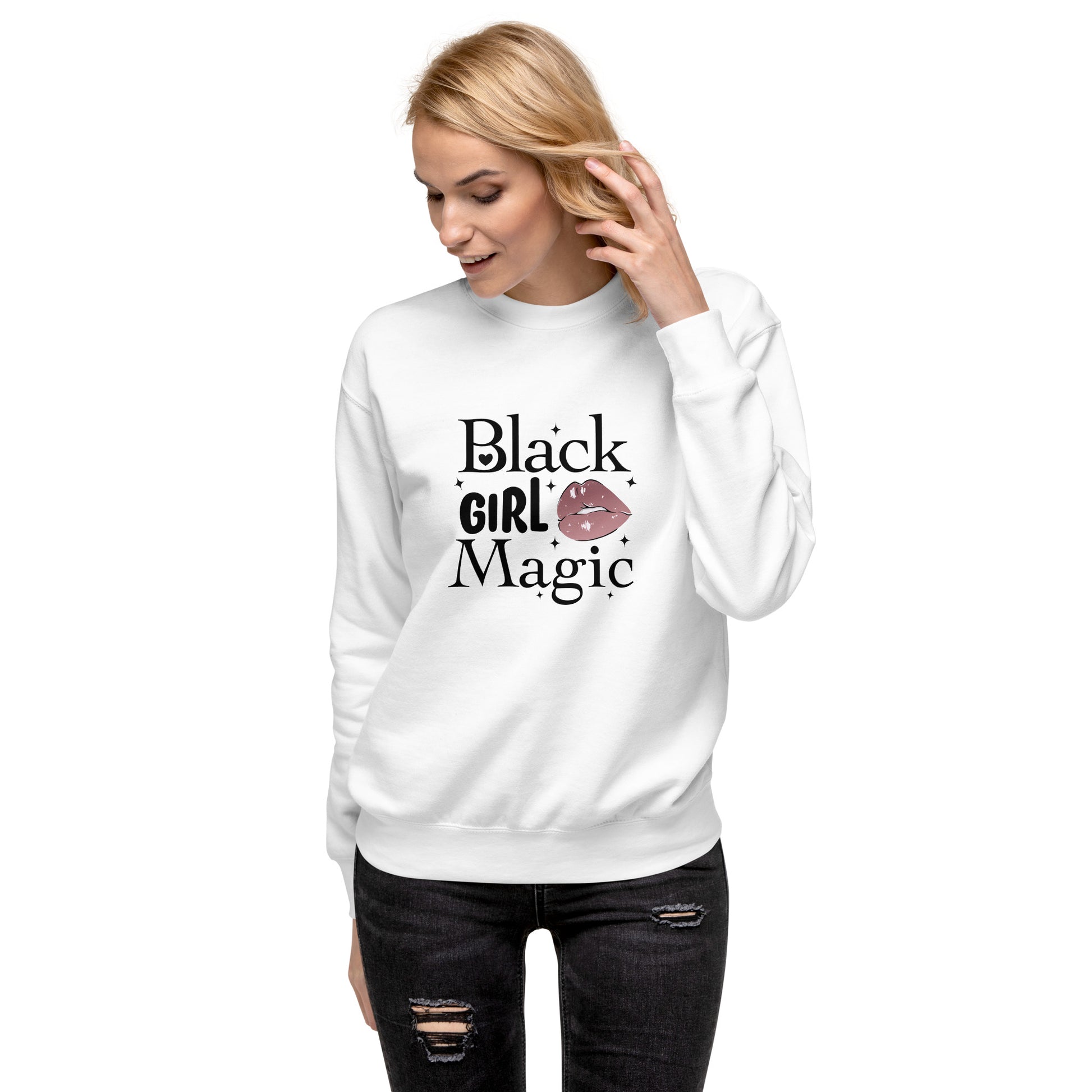 alt="Women's Premium Sweatshirt with classic crew neck and ribbed cuffs"
alt="Soft fleece interior premium sweatshirt for women"
alt="Stylish cotton blend women’s pullover for everyday wear"
alt="Comfortable women’s crew neck sweatshirt streetwear style"
